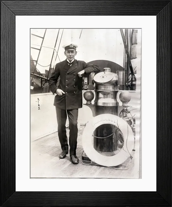 Framed Print : Lt Jefferies- Chief Officer Framed Print : Lt Jefferies- Chief Officer