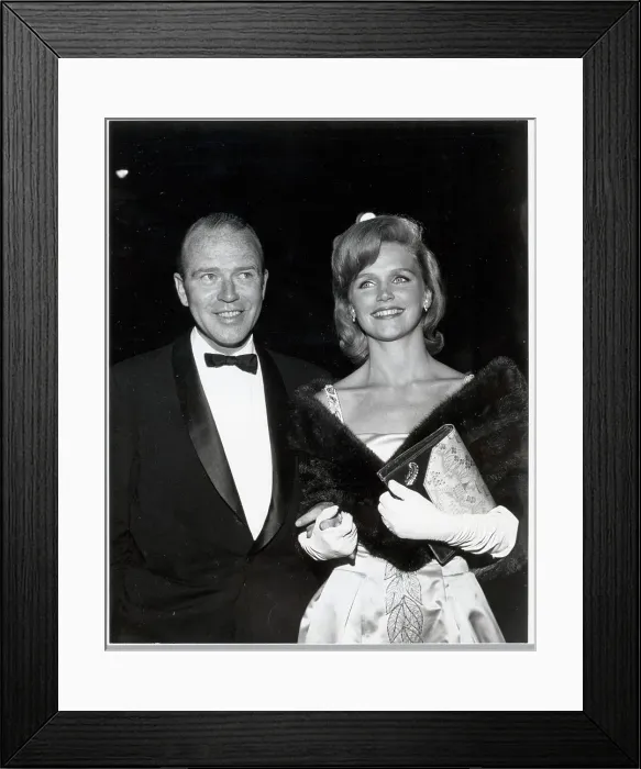 Framed Print : Lee Remick & Bill Colleran At Function Framed Print : Lee Remick & Bill Colleran At Function