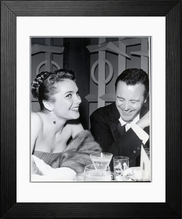 Framed Print : Felicia Farr and Jack Lemmon Framed Print : Felicia Farr and Jack Lemmon