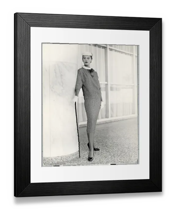 Framed Print : Model Wearing Latest Slim-Style Suit Framed Print : Model Wearing Latest Slim-Style Suit