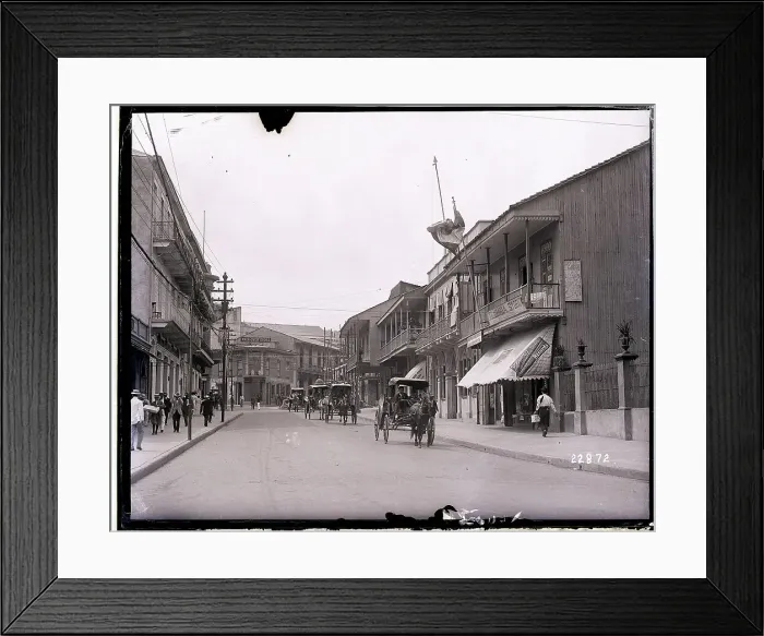 Framed Print : Street View Of Panama City In 1915 Framed Print : Street View Of Panama City In 1915