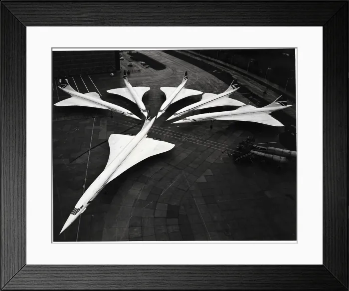 Framed Print : Aerial View Of British Airway'S Planes