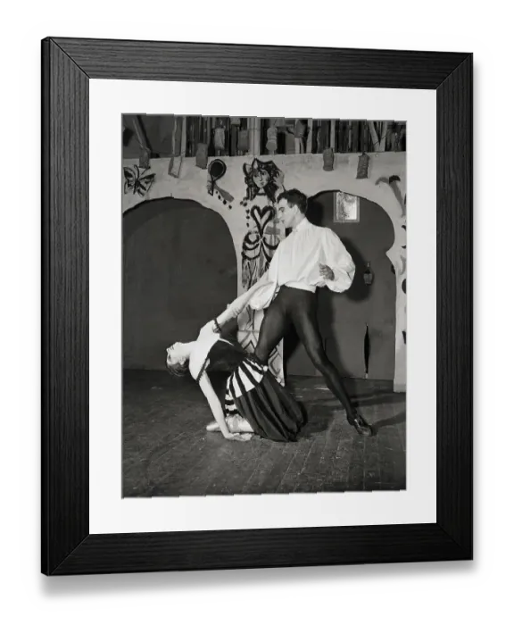Framed Print : Roland Petit & Renee Jeanmaire Dancing Framed Print : Roland Petit & Renee Jeanmaire Dancing