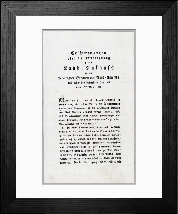 Framed Print : Title Page Of Pamphlet Written In German Framed Print : Title Page Of Pamphlet Written In German