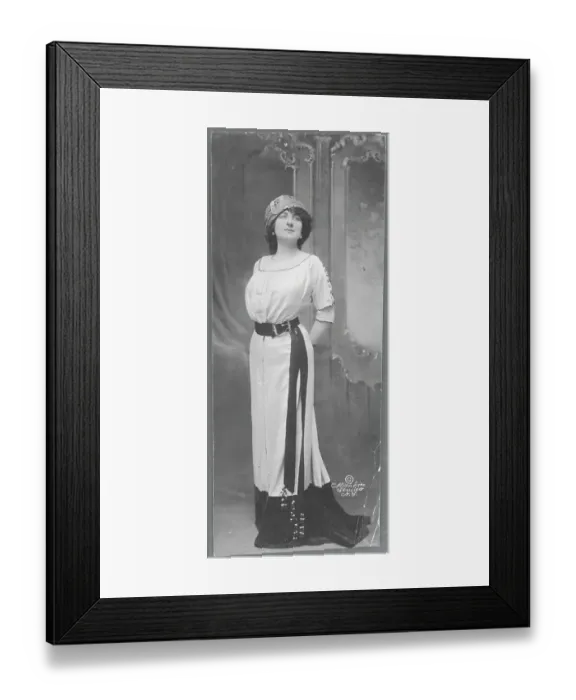 Framed Print : Mary Garden Posing Framed Print : Mary Garden Posing