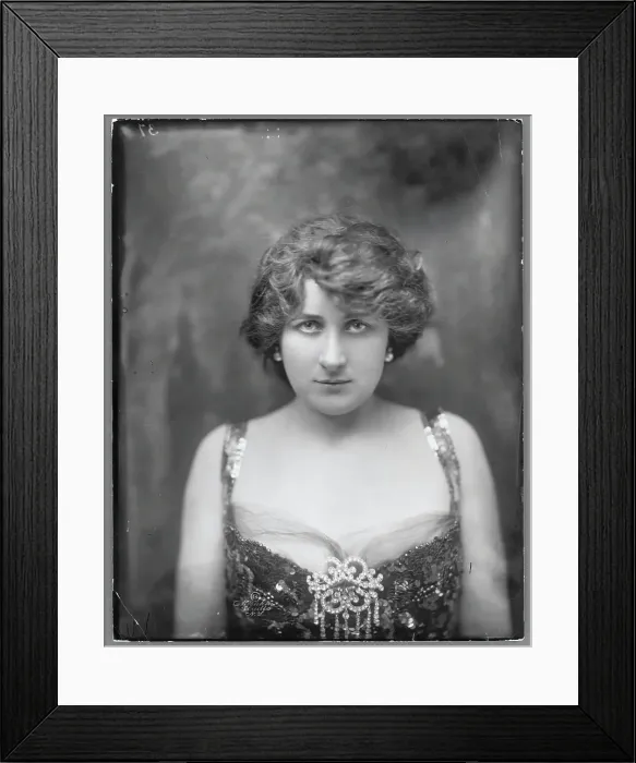 Framed Print : Mary Garden Posing Framed Print : Mary Garden Posing