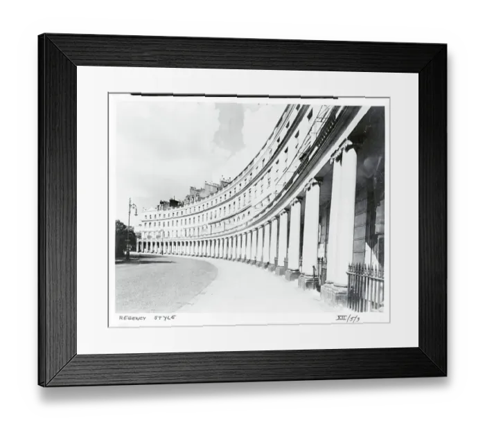 Framed Print : View of Park Crescent Framed Print : View of Park Crescent