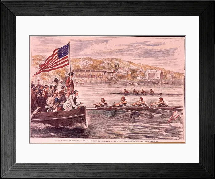Framed Print : Watkins Regatta Race