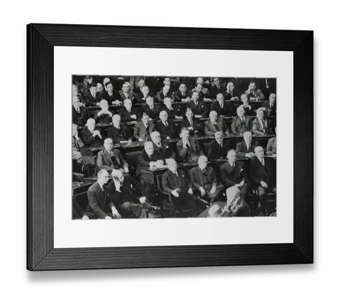 Framed Print : Members of The Cabinet, Senate and House of Representatives Framed Print : Members of The Cabinet, Senate and House of Representatives