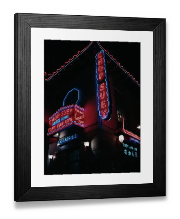 Framed Print : Chop Suey Chinese Restaurant Framed Print : Chop Suey Chinese Restaurant