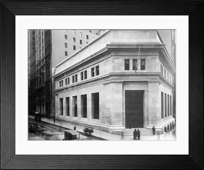 Framed Print : Morgan Bank Building Framed Print : Morgan Bank Building