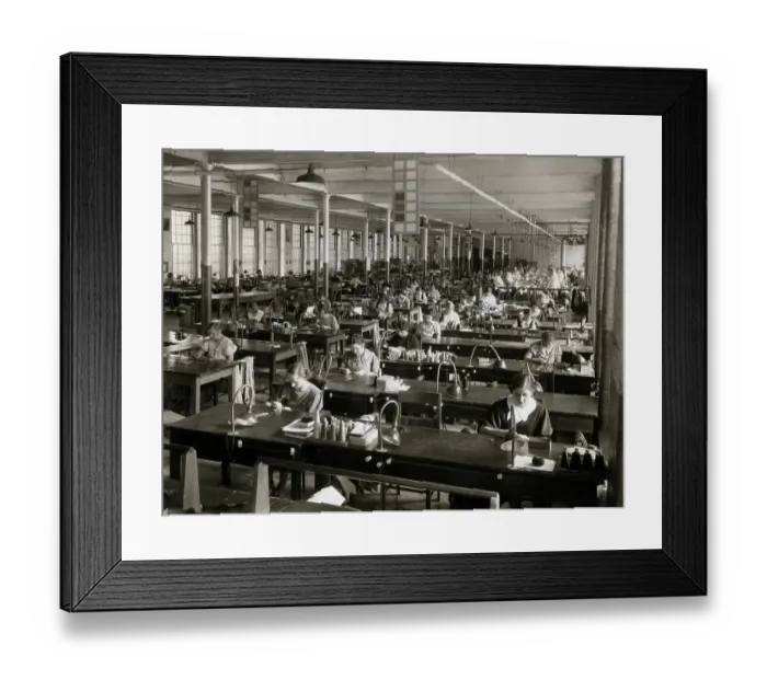 Framed Print : Women Working In A Garment Factory Framed Print : Women Working In A Garment Factory