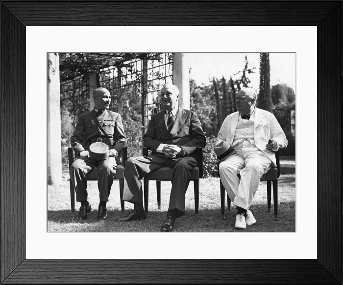 Framed Print : Chiang Kai-Shek W / Western Leaders Framed Print : Chiang Kai-Shek W / Western Leaders
