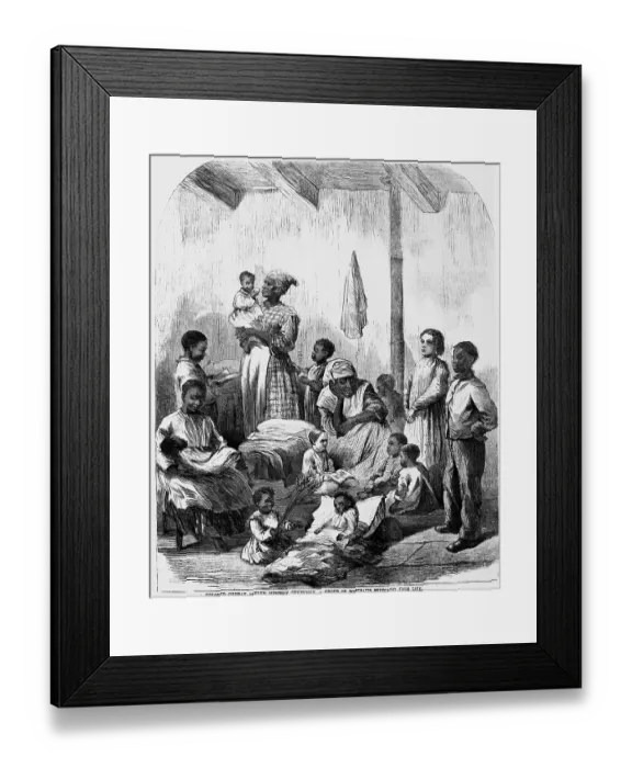 Framed Print : African Am Orphan Asymum In Memphis Framed Print : African Am Orphan Asymum In Memphis