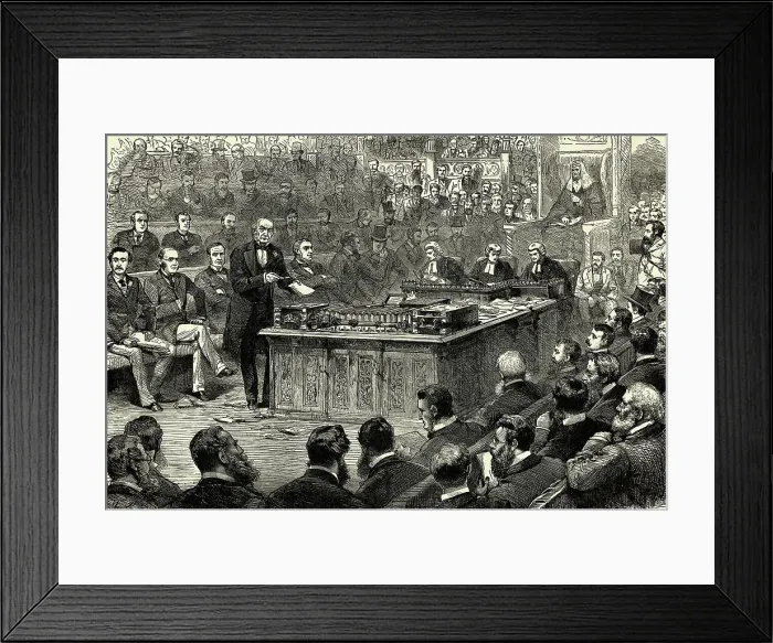 Framed Print : Gladstone's First Home Rule Bill Framed Print : Gladstone's First Home Rule Bill