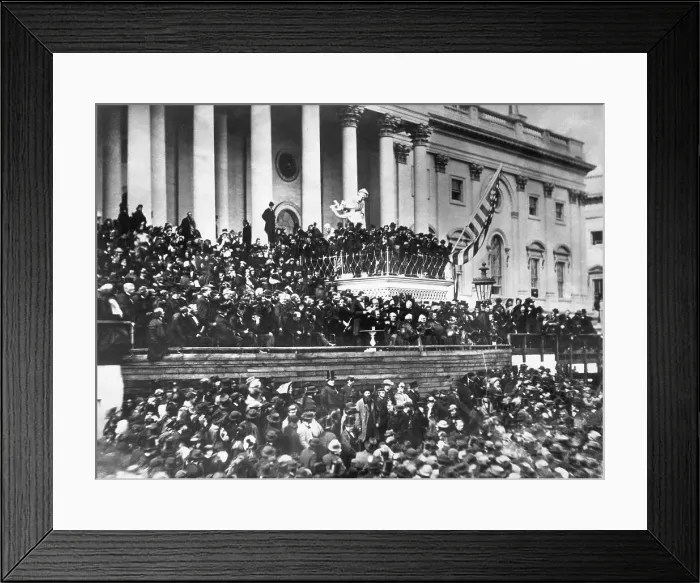 Framed Print : Second Inauguration Of Abraham Lincoln Framed Print : Second Inauguration Of Abraham Lincoln
