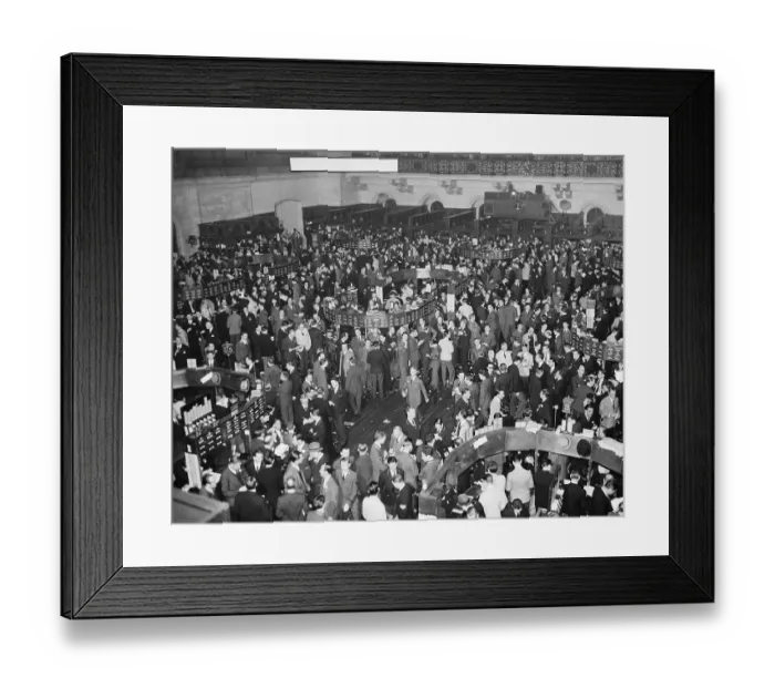 Framed Print : Aerial View Of Ny Stock Exchange Framed Print : Aerial View Of Ny Stock Exchange