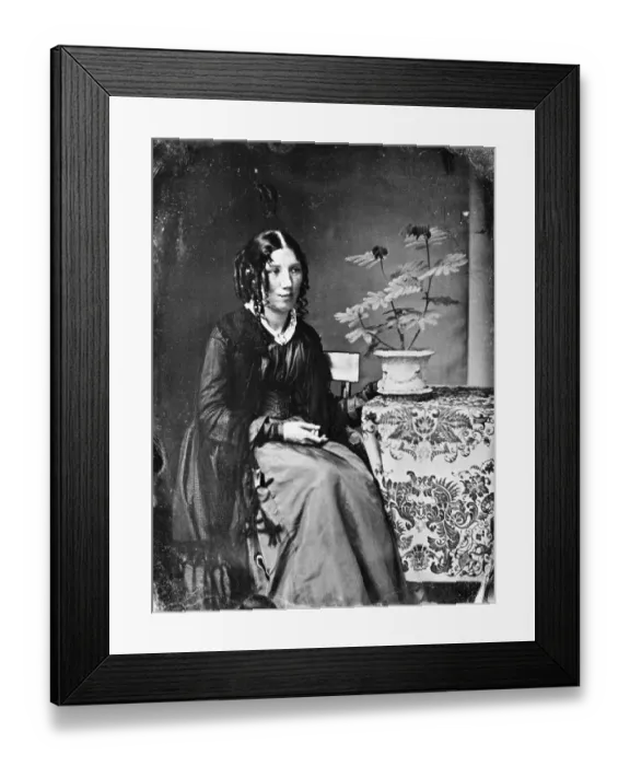 Framed Print : Harriet Beecher Stowe Framed Print : Harriet Beecher Stowe