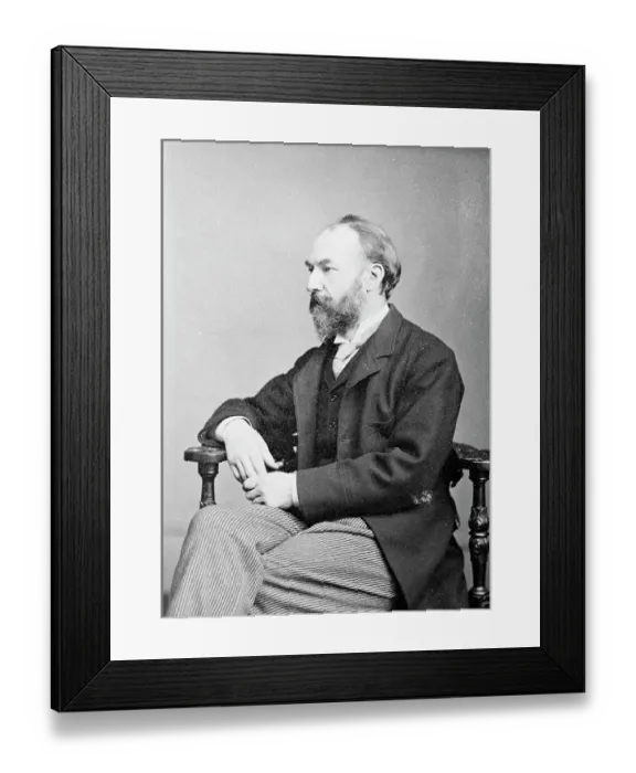 Framed Print : Thomas Hardy Seated Looking Left Framed Print : Thomas Hardy Seated Looking Left