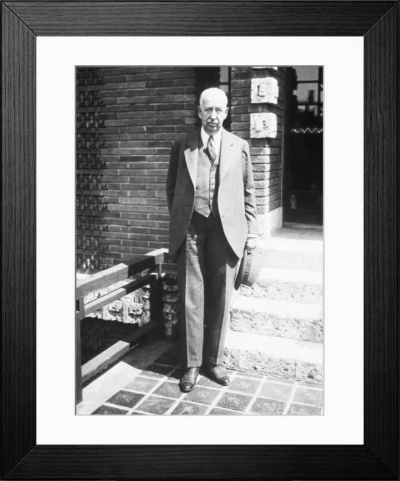 Framed Print : American Businessman King Camp Gillette in Japan Framed Print : American Businessman King Camp Gillette in Japan