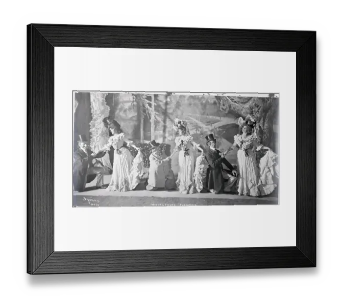 Framed Print : Burlesque Of The Famous Floradora