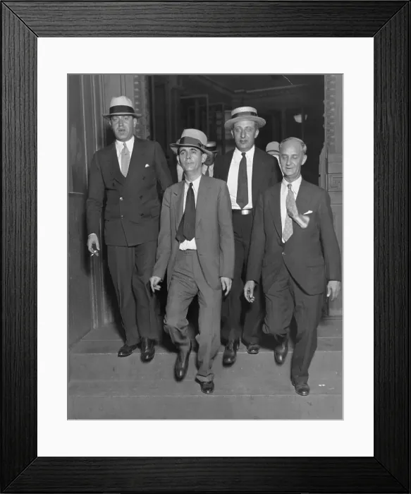 Framed Print : Jack Legs Diamond And His Attorneys Framed Print : Jack Legs Diamond And His Attorneys