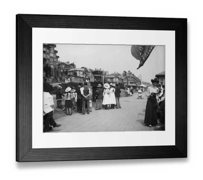 Framed Print : Young People Looking At Puppet Show Framed Print : Young People Looking At Puppet Show