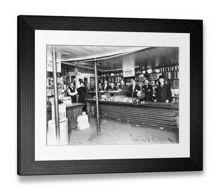 Framed Print : Grocery Country Store Cigar Counter Framed Print : Grocery Country Store Cigar Counter