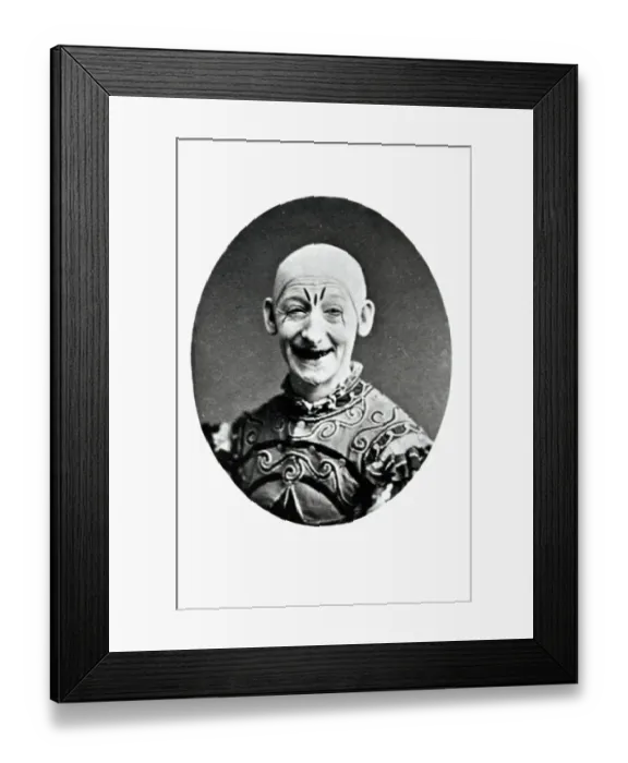 Framed Print : Portait Of Clown George L Fox Framed Print : Portait Of Clown George L Fox