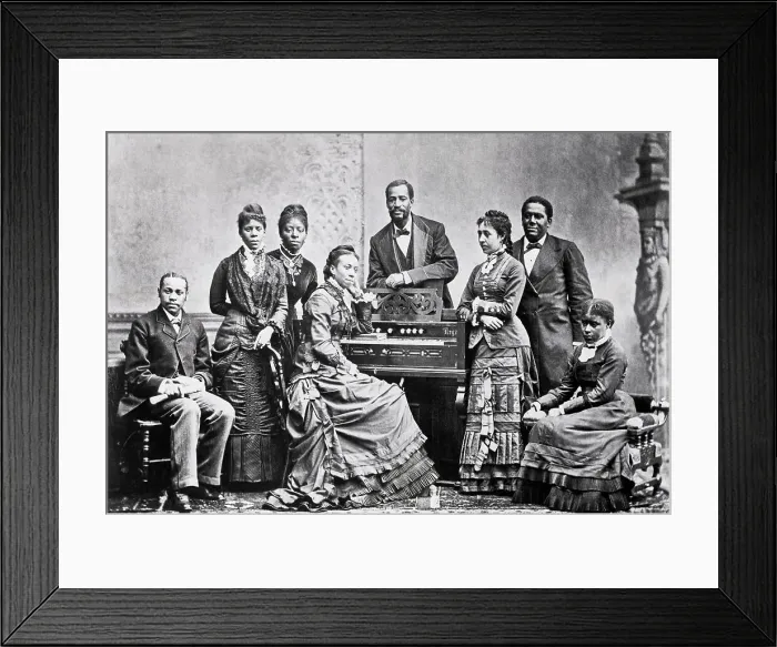 Framed Print : Fiske University Jubilee Singers Framed Print : Fiske University Jubilee Singers