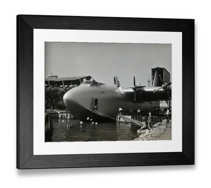 Framed Print : Launch of the Spruce Goose Framed Print : Launch of the Spruce Goose