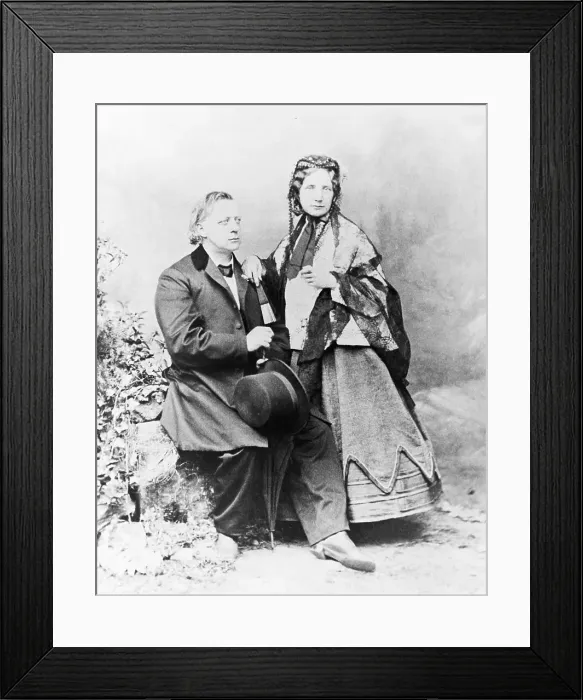 Framed Print : Henry Ward Beecher And Harriet Beecher S Framed Print : Henry Ward Beecher And Harriet Beecher S