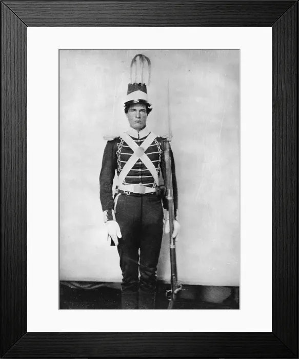 Framed Print : 3 / 4 Length Photo Of Confederate Soldier Framed Print : 3 / 4 Length Photo Of Confederate Soldier