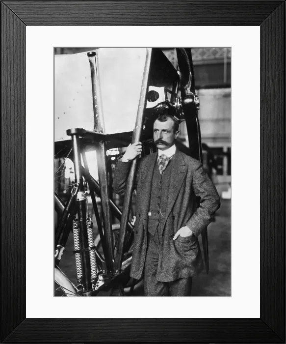 Framed Print : Portrait Of Louis Bleriot Framed Print : Portrait Of Louis Bleriot