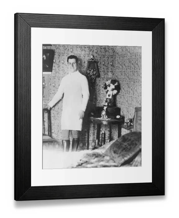 Framed Print : Juan Domingo Peron As Young Man Framed Print : Juan Domingo Peron As Young Man