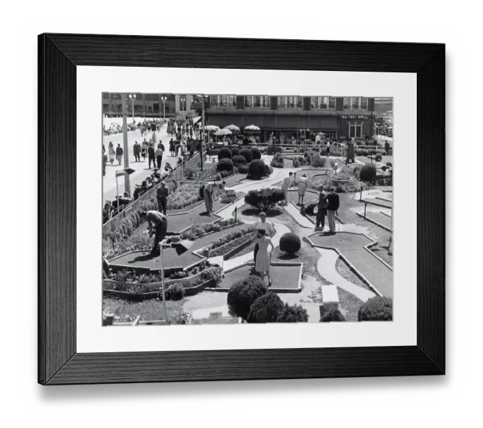 Framed Print : Minature Golf Course at Asbury Park Framed Print : Minature Golf Course at Asbury Park