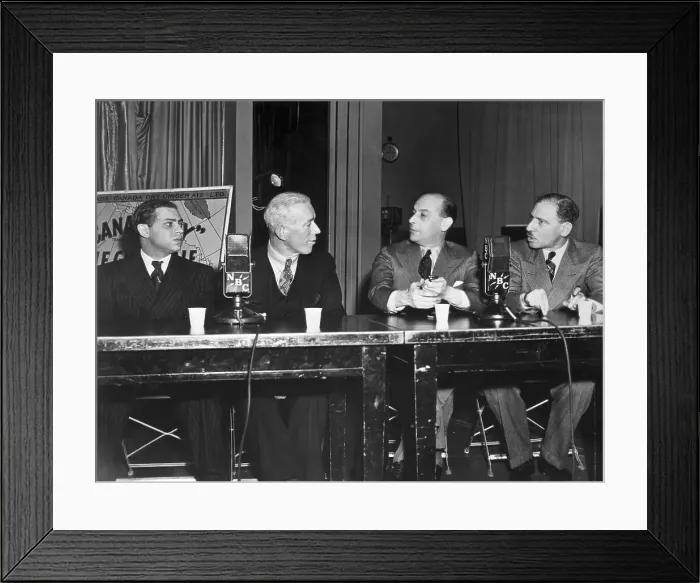 Framed Print : NBC Radio's Information Please Framed Print : NBC Radio's Information Please