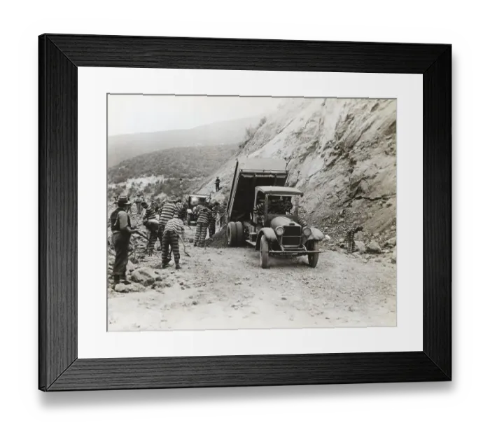 Framed Print : Prison Work Gangs Of South Penitentiary