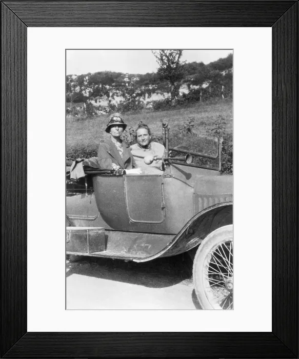 Framed Print : Writer Gertrude Stein with Secretary and Friend Alice B. Toklas Framed Print : Writer Gertrude Stein with Secretary and Friend Alice B. Toklas