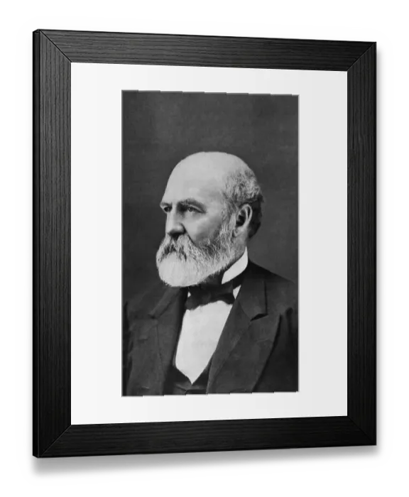 Framed Print : Portrait Of Collis P. Huntington Framed Print : Portrait Of Collis P. Huntington