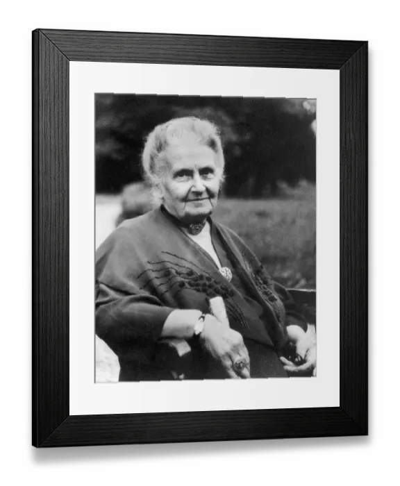 Framed Print : Portrait Of Mary Montessori Framed Print : Portrait Of Mary Montessori