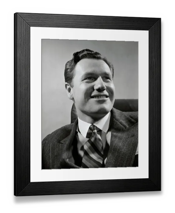 Framed Print : Headshoulders Photo Of Nelson Rockefelle Framed Print : Headshoulders Photo Of Nelson Rockefelle
