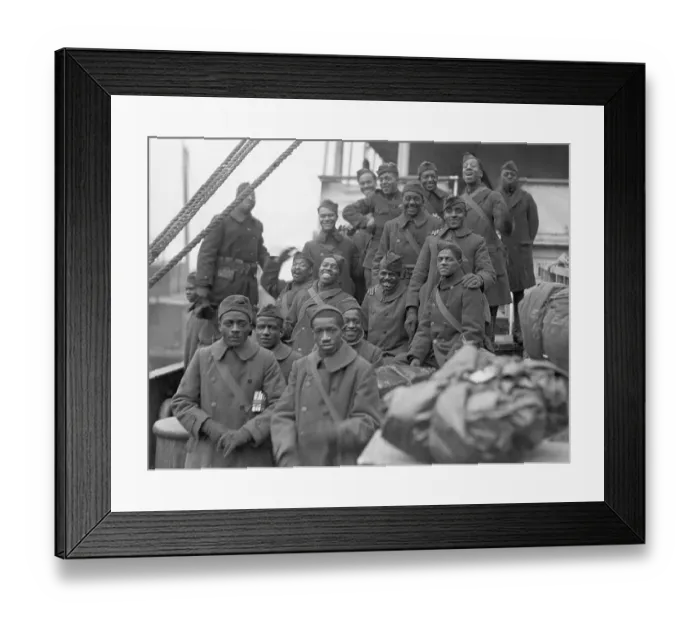 Framed Print : The Arrival Of 369Th Regiment Nyc Framed Print : The Arrival Of 369Th Regiment Nyc