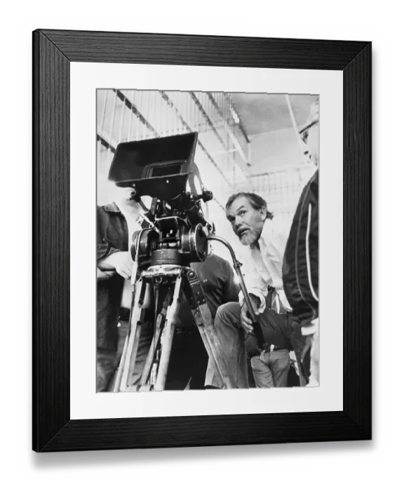 Framed Print : Sam Peckinpah Directing The Getaway Framed Print : Sam Peckinpah Directing The Getaway