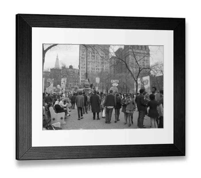 Framed Print : Earth Day in Union Square Park Framed Print : Earth Day in Union Square Park