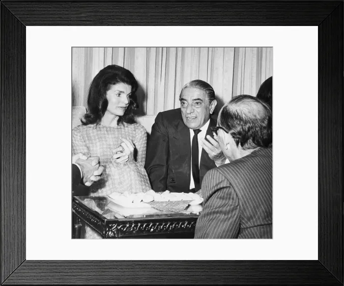 Framed Print : Aristotle and Jacqueline Onassis Framed Print : Aristotle and Jacqueline Onassis