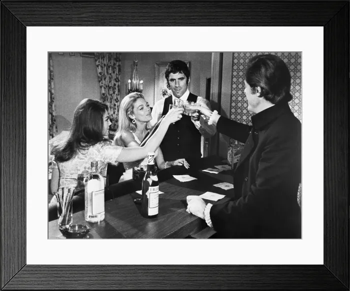 Framed Print : Scenes Form Movie With Gould, Culp, Can Framed Print : Scenes Form Movie With Gould, Culp, Can