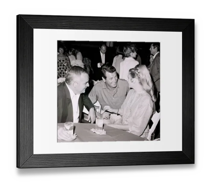 Framed Print : Prince Rainier, Rock Hudson, Princ. Grace Framed Print : Prince Rainier, Rock Hudson, Princ. Grace