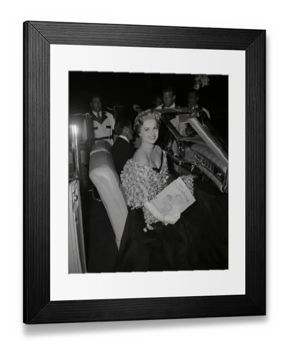 Framed Print : Martha Hyer Wearing Elegant Gown Framed Print : Martha Hyer Wearing Elegant Gown