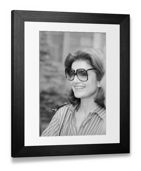 Framed Print : Portrait of Jacqueline Kennedy Onassis Framed Print : Portrait of Jacqueline Kennedy Onassis